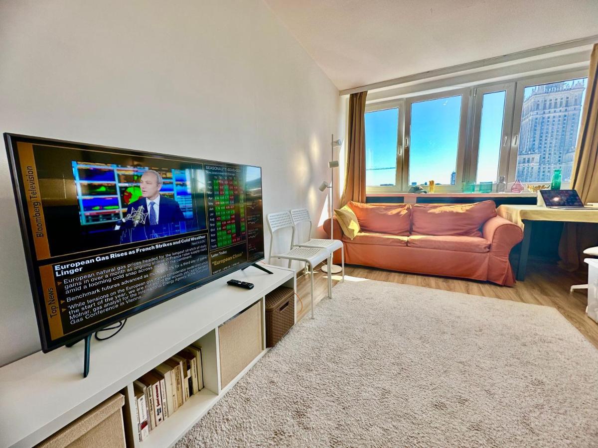 Super Apartament Brown 2X Metro Nowy Wifi Netflix Spotify Panorama Miasta Varsavia Esterno foto