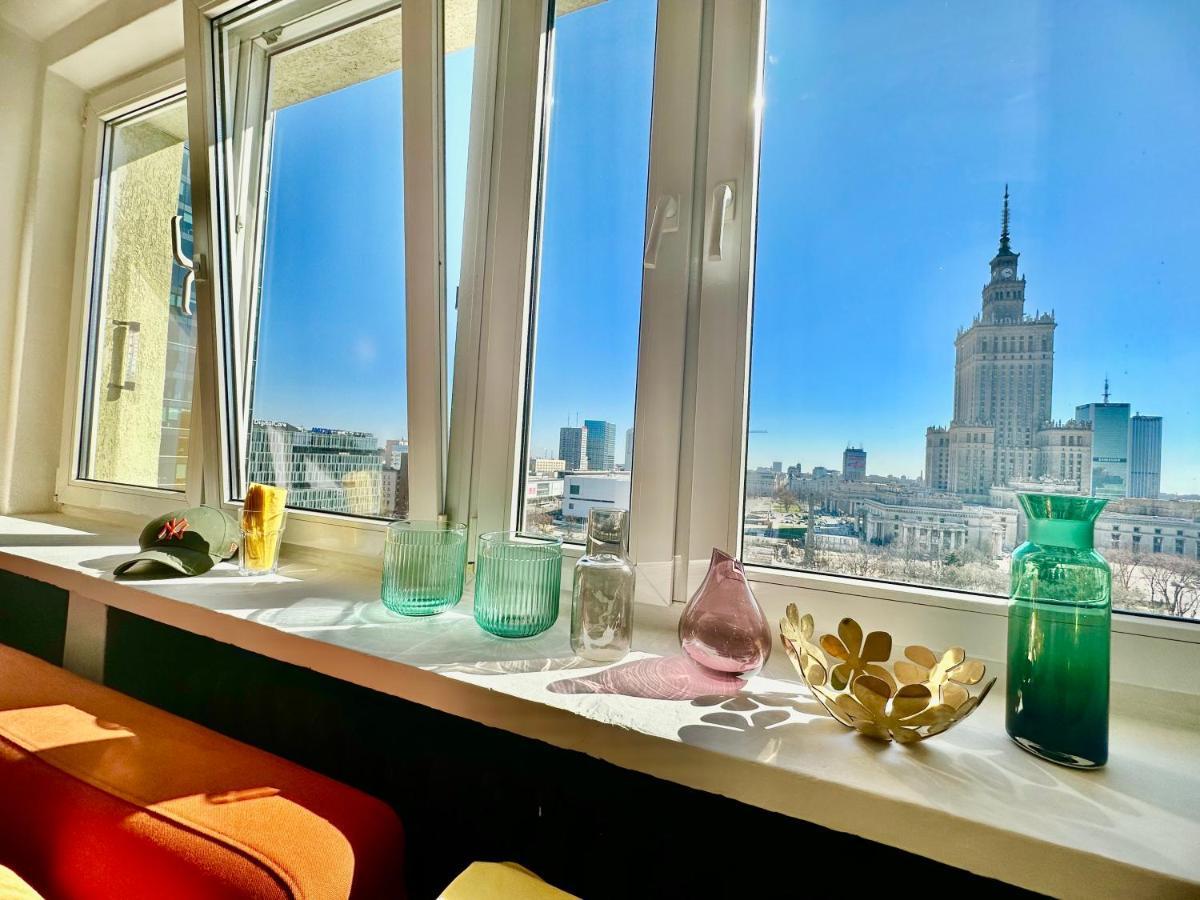 Super Apartament Brown 2X Metro Nowy Wifi Netflix Spotify Panorama Miasta Varsavia Esterno foto