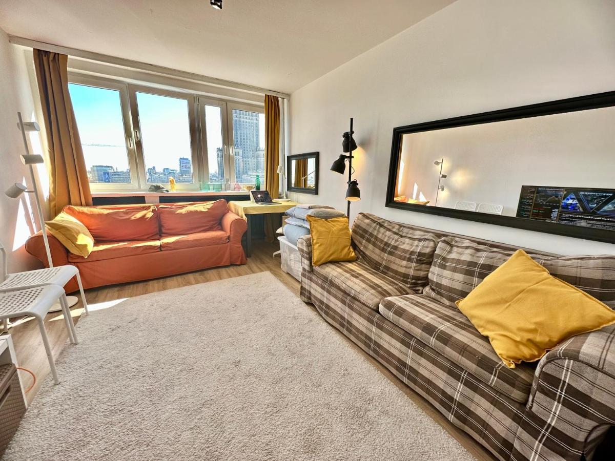 Super Apartament Brown 2X Metro Nowy Wifi Netflix Spotify Panorama Miasta Varsavia Esterno foto