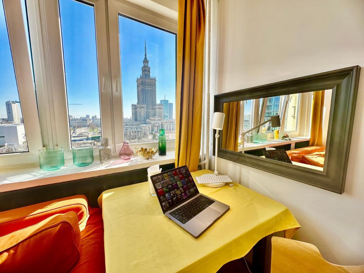 Super Apartament Brown 2X Metro Nowy Wifi Netflix Spotify Panorama Miasta Varsavia Esterno foto